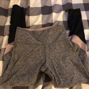 Pink Victoria secret grey leggings